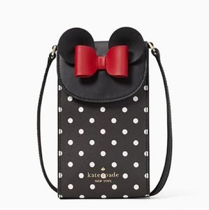 Kate Spade New York, Disney X, Minnie, North South Flap Phone Crossbody Bag